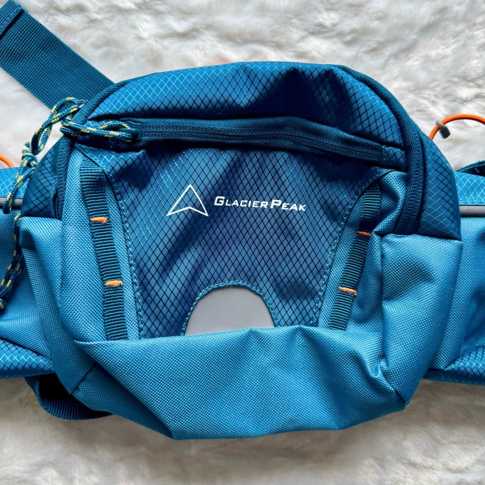 NWOT Glacier Peak Outdoor Waist Water Bottle And Pouch With Zipper Compartments - Picture 2 of 5